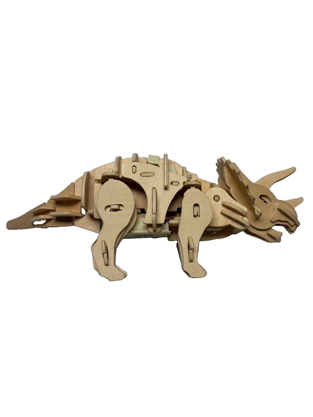 Pottery Barn Kids Remote Control Triceratops - moves and roars - wooden